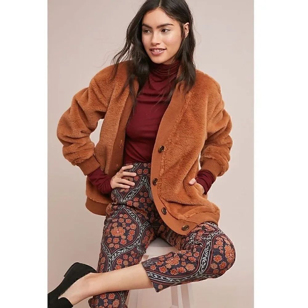 NWT BAGATELLE FAUX FUR CARDIGAN SZ M